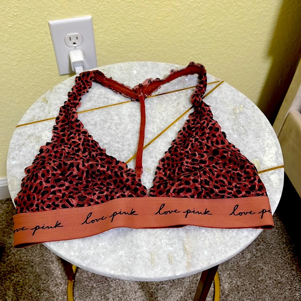 Pink bra